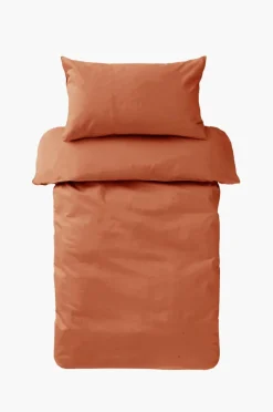 Barnsängkläder|Jotex ZACK MINI Påslakanset Spjälsäng - Ekologisk Orange