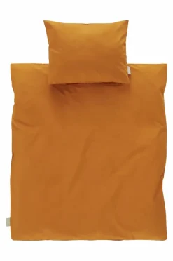 Barnsängkläder|Jotex ZACK PERCALE BABY Påslakanset Vagn/vagga - Ekologisk Curry