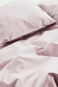 Barnsängkläder|Jotex ZACK PERCALE BABY Påslakanset Vagn/vagga - Ekologisk Puderrosa