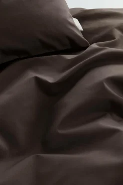 Barnsängkläder|Jotex ZACK PERCALE BABY Påslakanset Vagn/vagga - Ekologisk Choklad