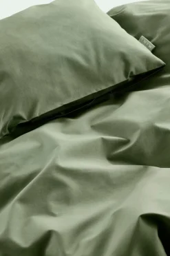 Barnsängkläder|Jotex ZACK PERCALE BABY Påslakanset Vagn/vagga - Ekologisk Khaki