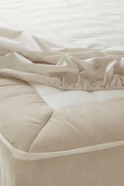 Dra-På-Lakan|Jotex ZACK PERCALE Dra-på-lakan - Ekologisk Ljusbeige