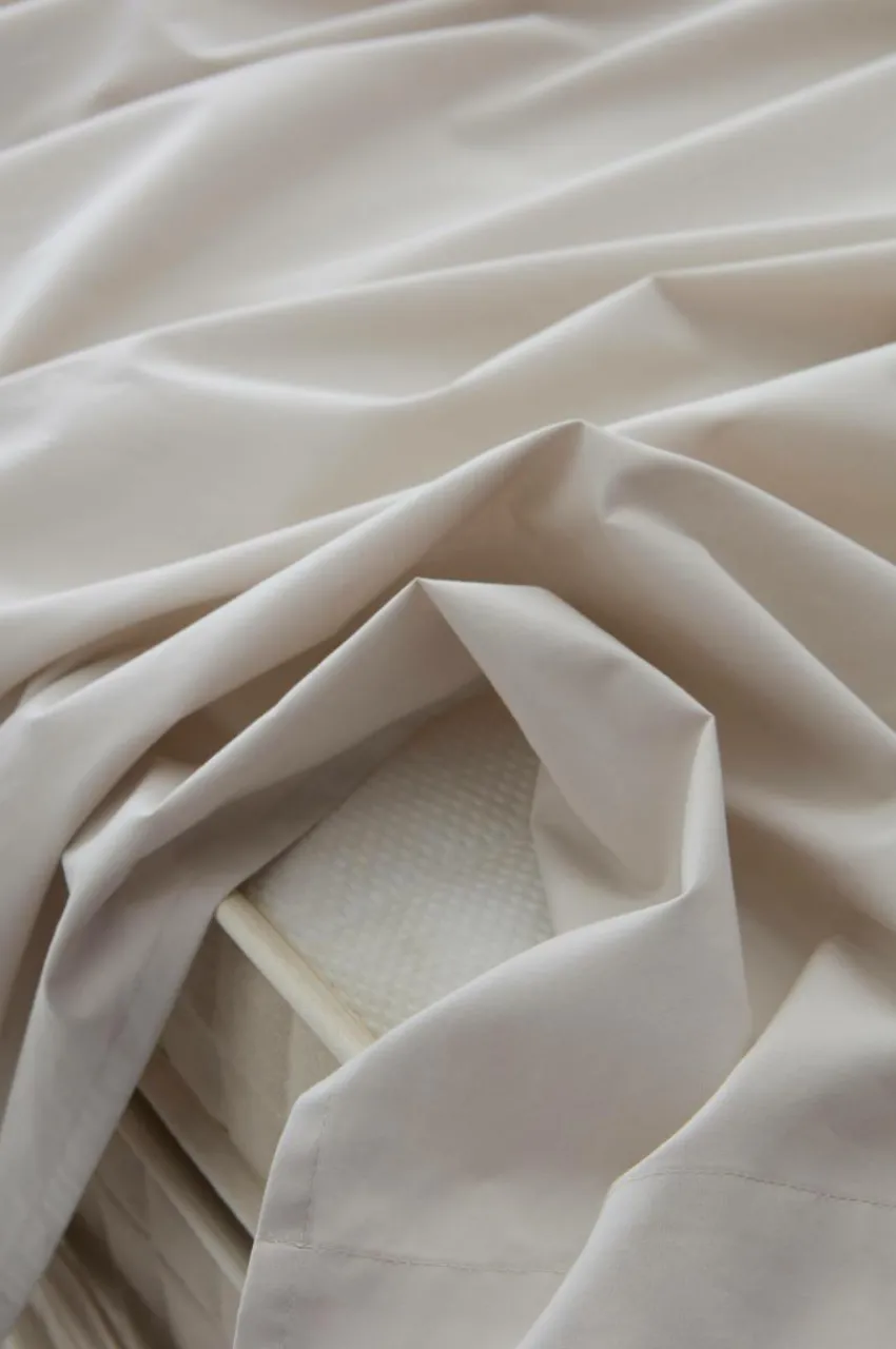 Lakan|Jotex ZACK PERCALE Lakan Ekologisk Ljusbeige