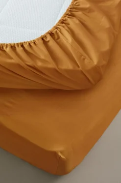 Barnsängkläder|Jotex ZACK PERCALE MINI Dra-på-lakan - Ekologisk Curry