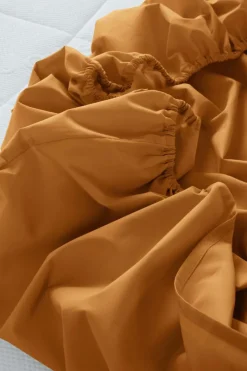 Barnsängkläder|Jotex ZACK PERCALE MINI Dra-på-lakan - Ekologisk Curry