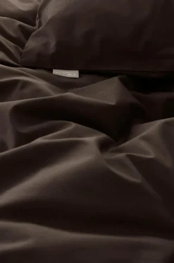 Barnsängkläder|Jotex ZACK PERCALE MINI Påslakanset Spjälsäng - Ekologisk Choklad