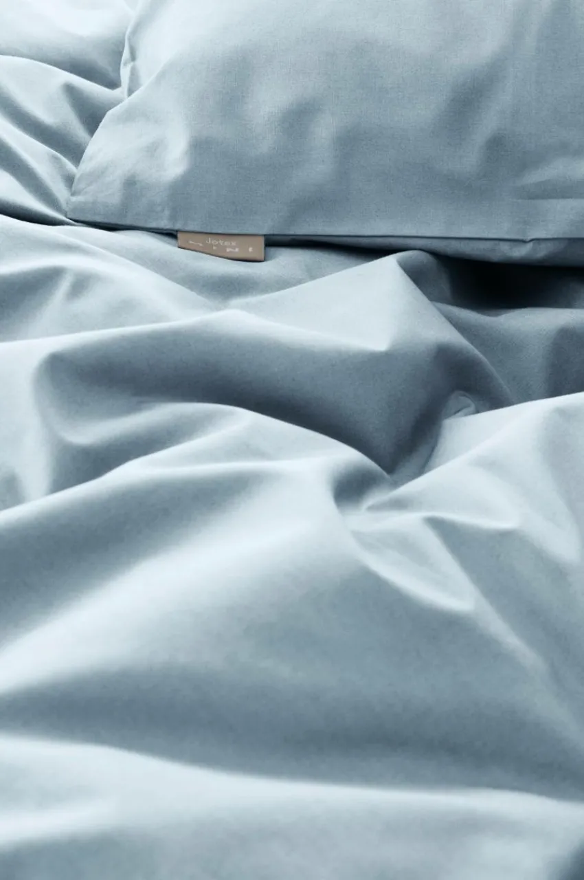 Barnsängkläder|Jotex ZACK PERCALE MINI Påslakanset Spjälsäng - Ekologisk Dimblå