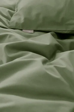 Barnsängkläder|Jotex ZACK PERCALE MINI Påslakanset Spjälsäng - Ekologisk Khaki
