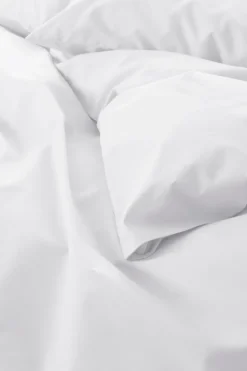 Påslakanset|Jotex ZACK PERCALE Påslakanset Enkelsäng - Ekologisk Vit
