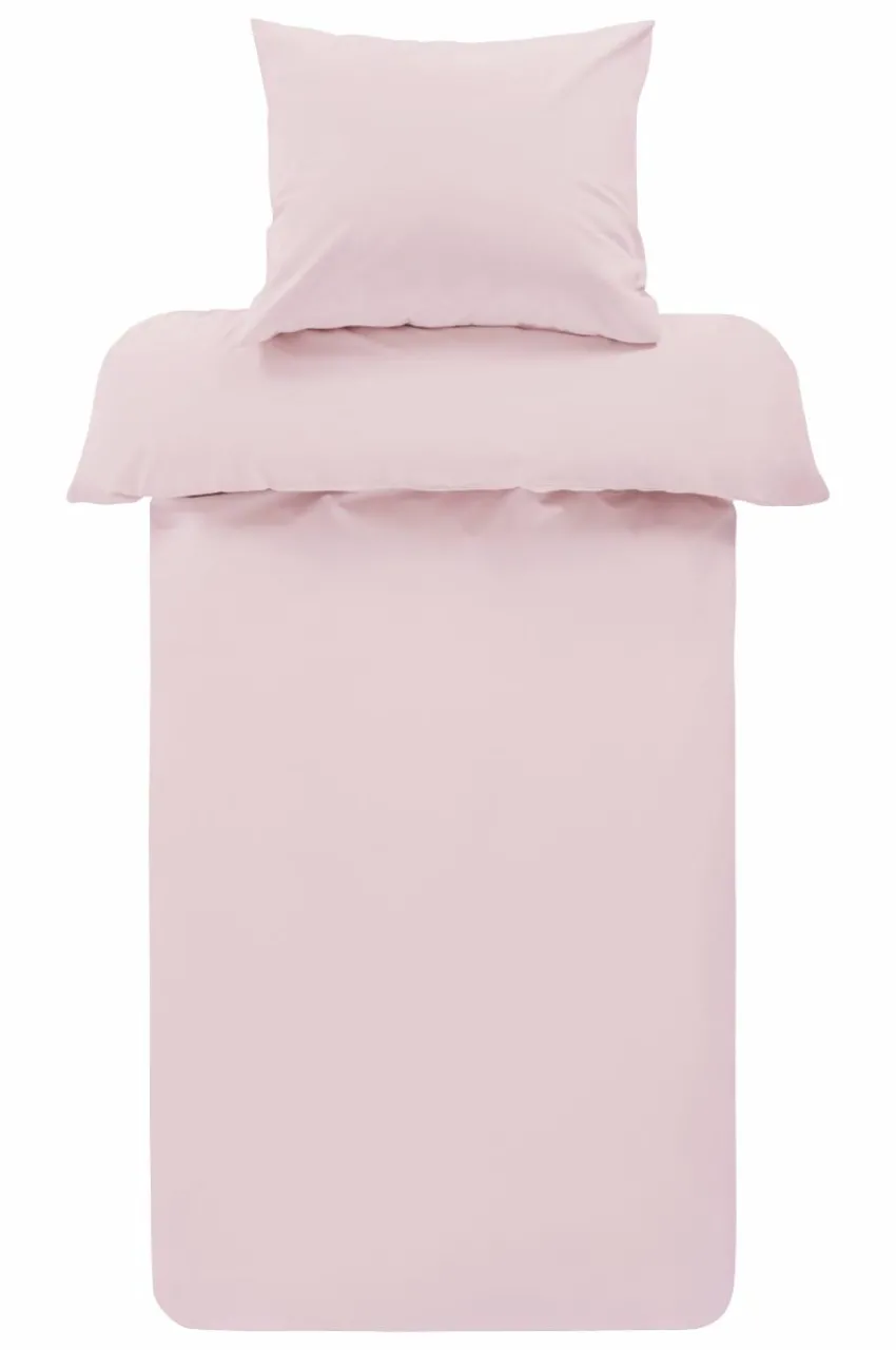 Påslakanset|Jotex ZACK PERCALE Påslakanset Enkelsäng - Ekologisk Puderosa