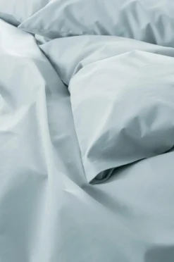 Påslakanset|Jotex ZACK PERCALE Påslakanset Enkelsäng - Ekologisk Dimblå