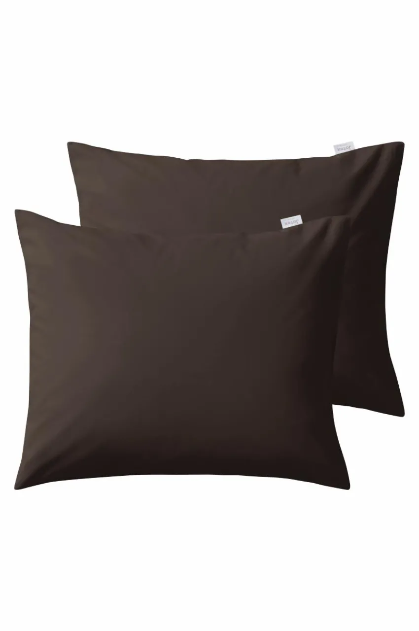 Örngott|Jotex ZACK PERCALE örngott 2-pack - Ekologisk Choklad
