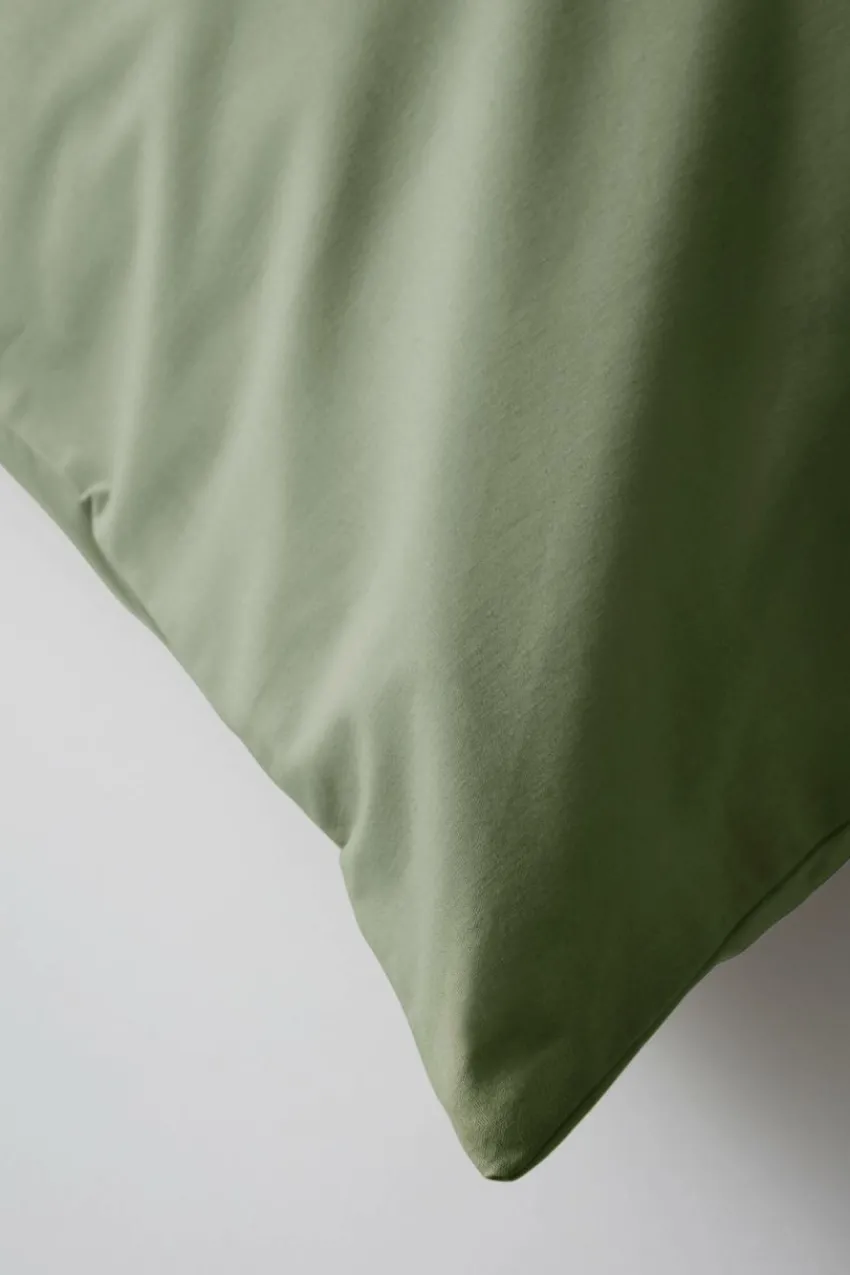 Örngott|Jotex ZACK PERCALE örngott 2-pack - Ekologisk Khaki