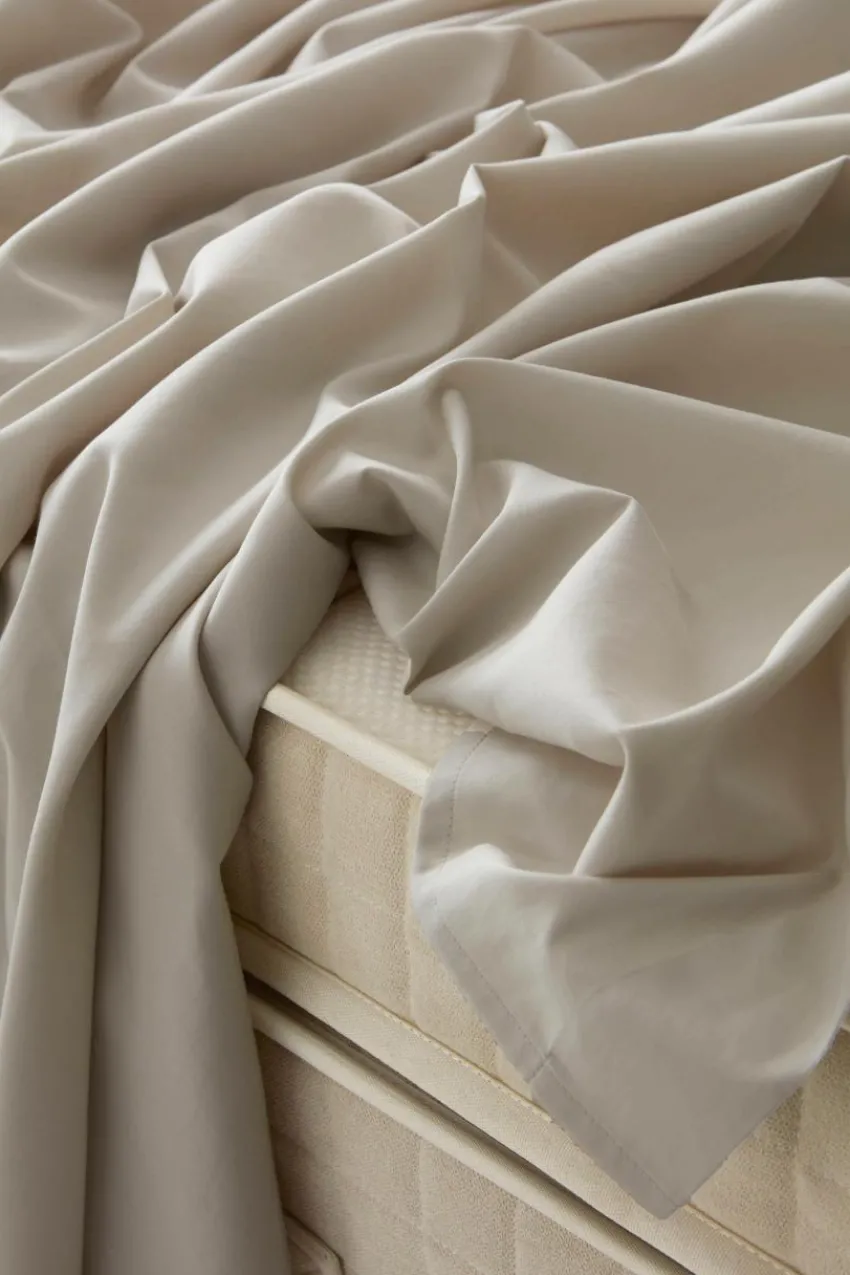 Lakan|Jotex ZACK SATIN Lakan Ekologisk Ljusbeige