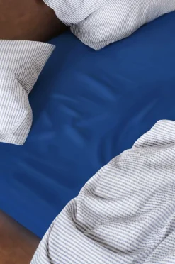 Lakan|Jotex ZACK SATIN Lakan Ekologisk Blå