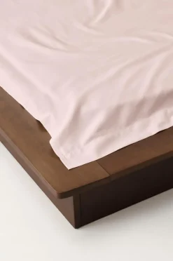 Lakan|Jotex ZACK SATIN Lakan Ekologisk Blekrosa