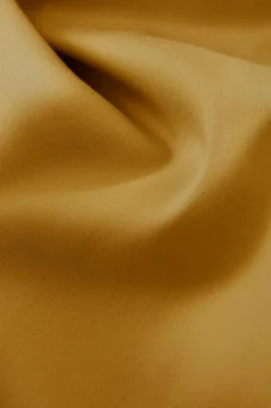 Påslakanset|Jotex ZACK SATIN Påslakanset Dubbelsäng Ekologisk Guldockra