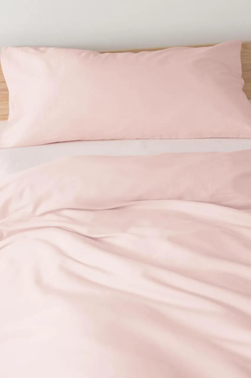 Örngott|Jotex ZACK SATIN örngott 90x50 Cm - Ekologisk Blekrosa