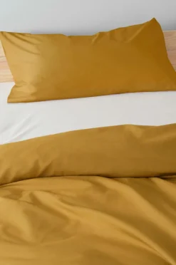 Örngott|Jotex ZACK SATIN örngott 90x50 Cm - Ekologisk Guldockra