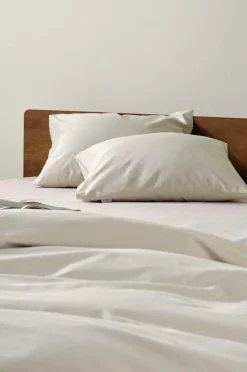 Örngott|Jotex ZACK SATIN örngott 60x50 Cm 2-pack - Ekologisk Beige