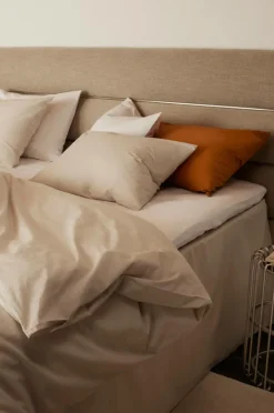 Sängkappor|Jotex ZACK SATIN Sängkappa 60 Cm - Ekologisk Beige