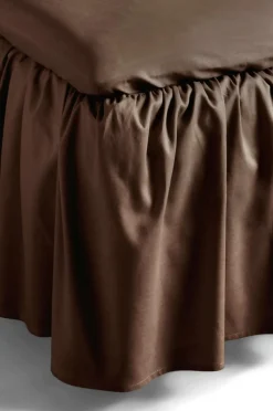Sängkappor|Jotex ZACK Volangsängkappa 45 Cm - Ekologisk Kaffe