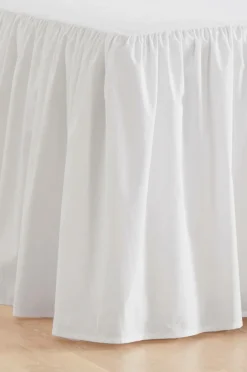 Sängkappor|Jotex ZACK Volangsängkappa 60 Cm - Ekologisk Vit