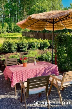 Parasoller & Pergola|Utemöbler|Jotex ZAKYNTHOS Solparasoll ø 295 Cm Brun