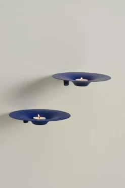 Ljusstakar|Jotex ZEPPELIN Väggljusstake 2-pack Blå