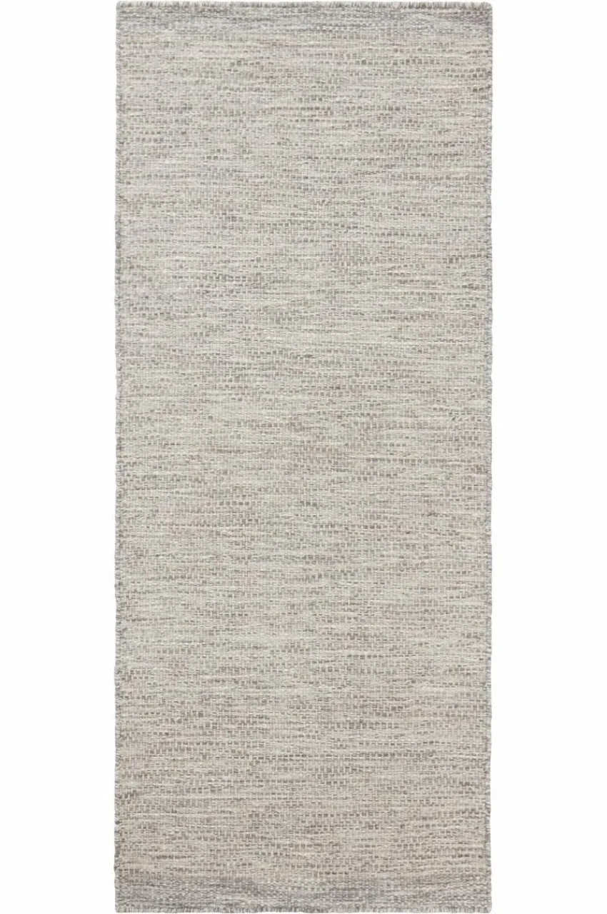Ullmattor|Jotex ZIGGY Gångmatta I Ull 80x200 Cm Grå/Vit
