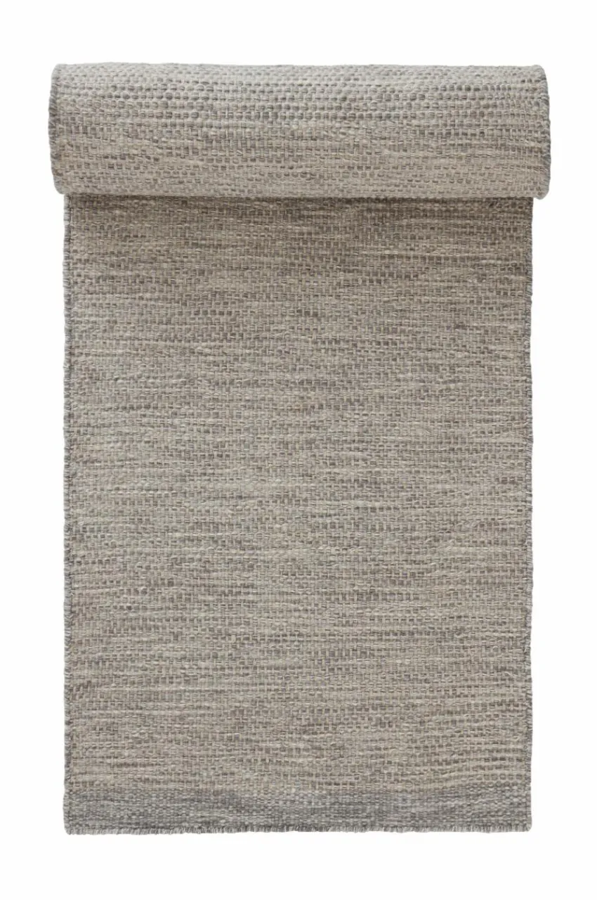 Ullmattor|Jotex ZIGGY Gångmatta I Ull 80x200 Cm Grå/Vit