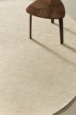 Ullmattor|Jotex ZIGGY Rund Ullmatta Naturvit