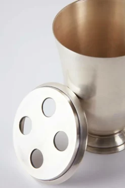 Badrumstillbehör|Jotex ZOE Tandborstmugg Antiksilver